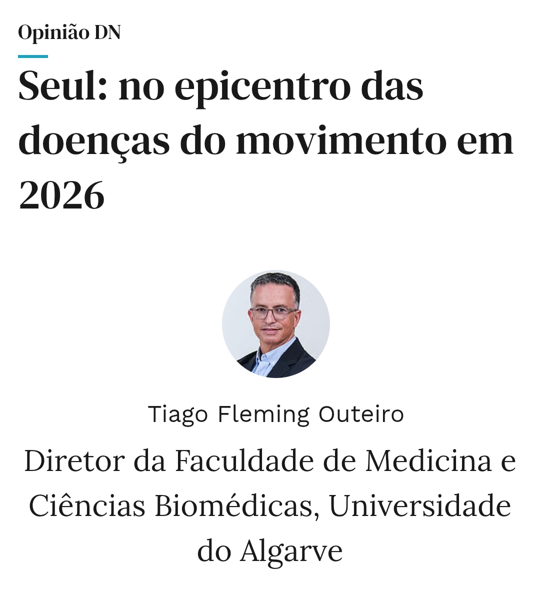Seul no epicentro das doenças do movimento em 2026